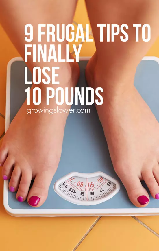 These are the 9 frugal tips I used on my budget weight loss journey. A sensible, realistic, budget friendly plan. In the first six weeks, I lost ten pounds!