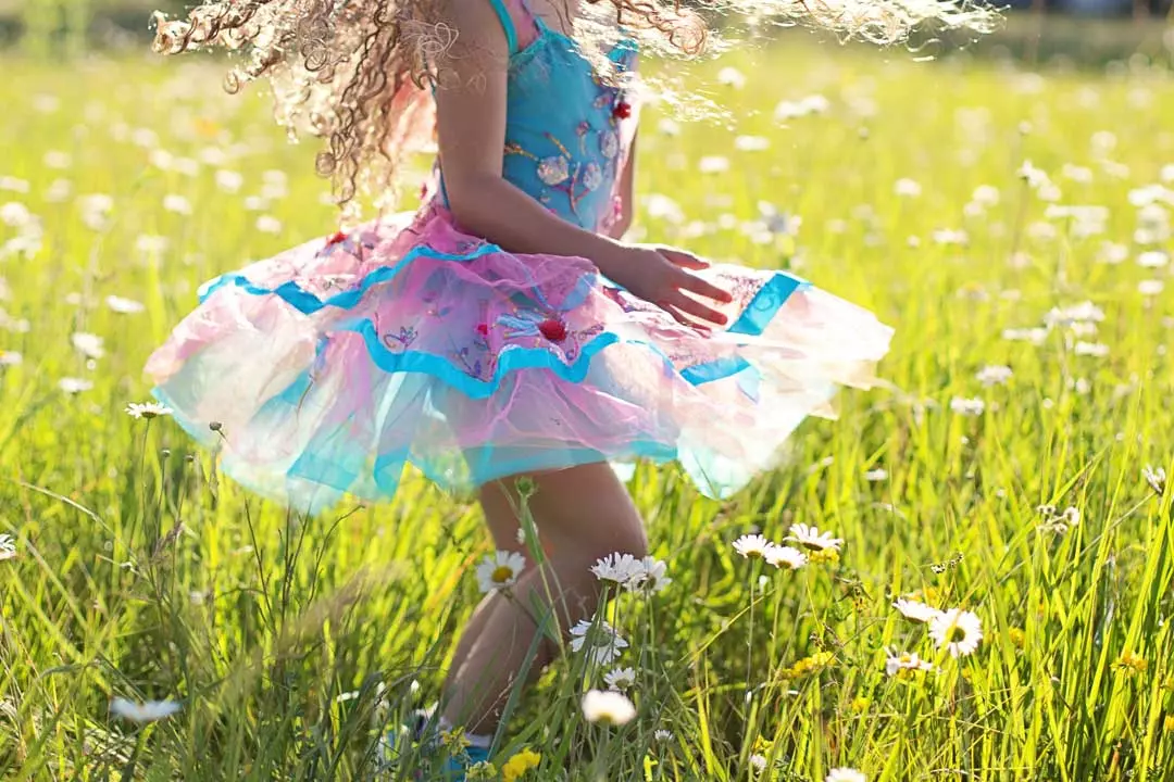 When you stop overspending and pay off debt, you'll be dancing like a child in a field full of daisies.